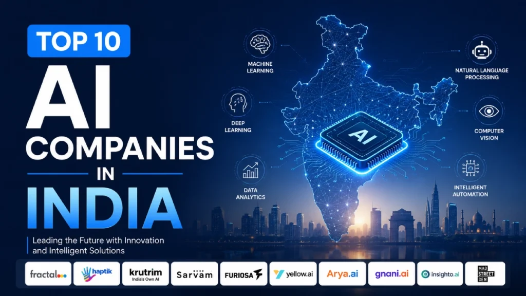 Top 10 AI Companies in India 2026 (Based on Valuation)