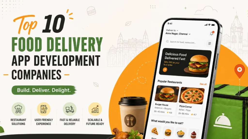 Top 10 Food Delivery App Development Companies in Chennai (2026 Updated)