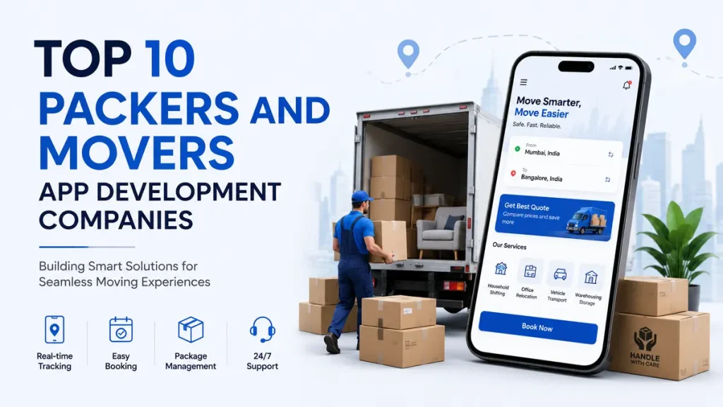 Top 10 Packers and Movers app development companies in Chennai (2026 Updated)